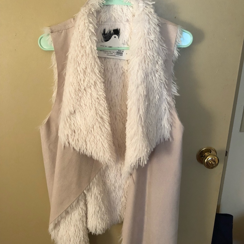 Faux fur vest